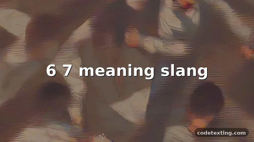 6 7 meaning slang