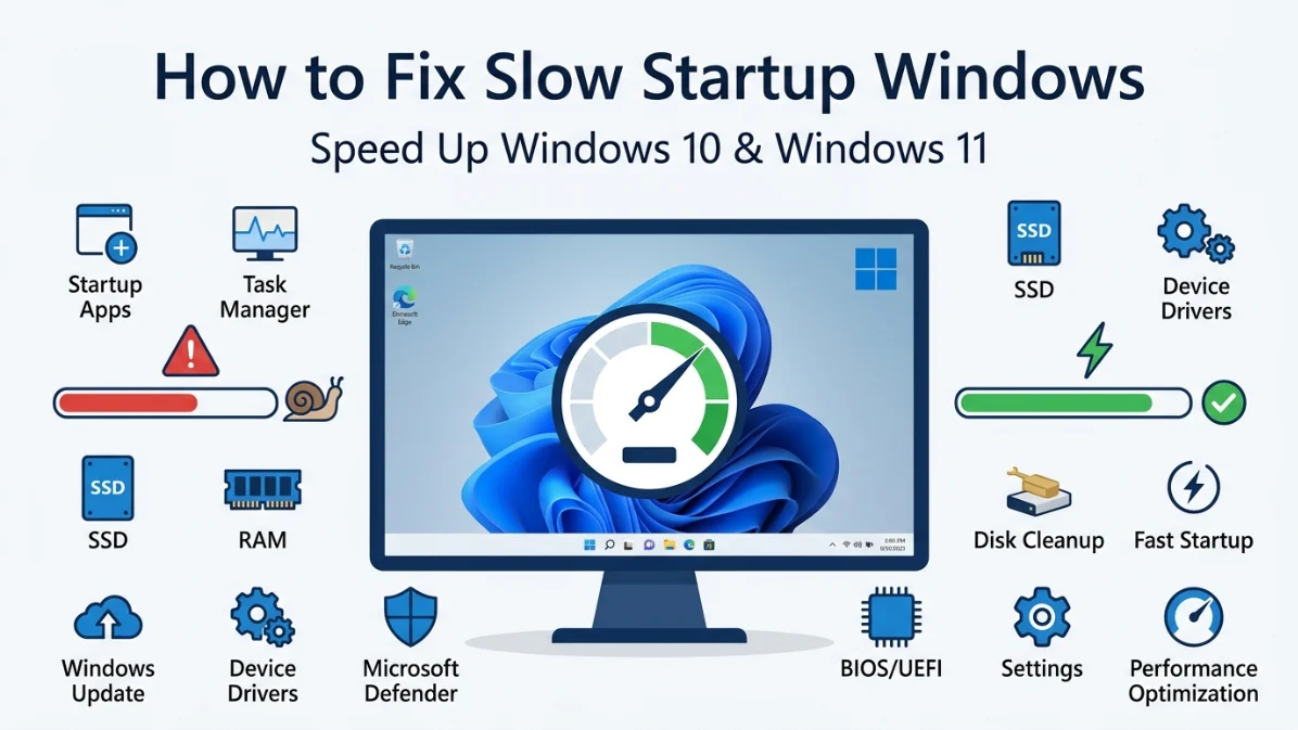 How to Fix Slow Startup Windows