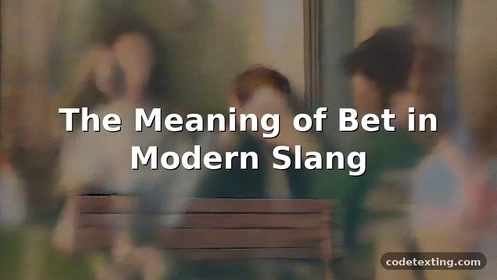bet slang meaning