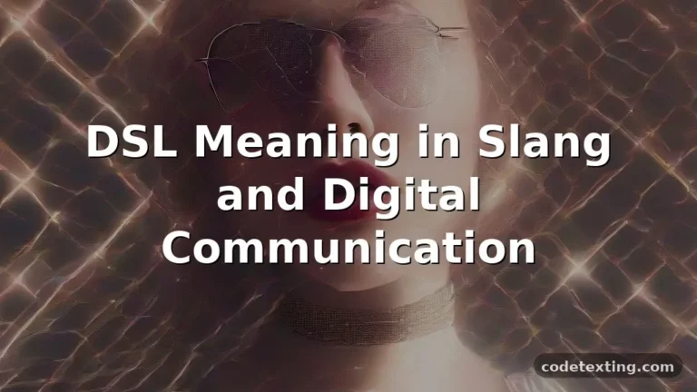 dsl meaning slang