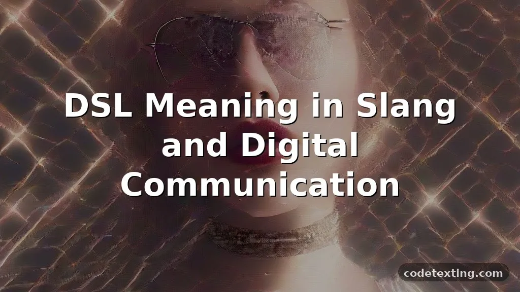 dsl meaning slang
