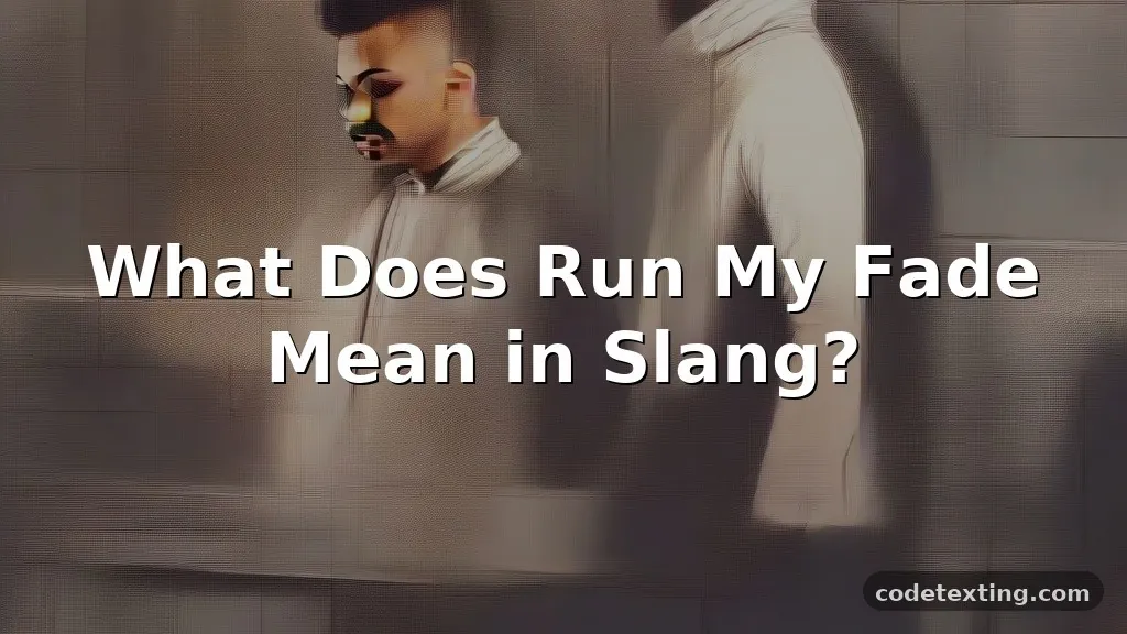 fade meaning slang