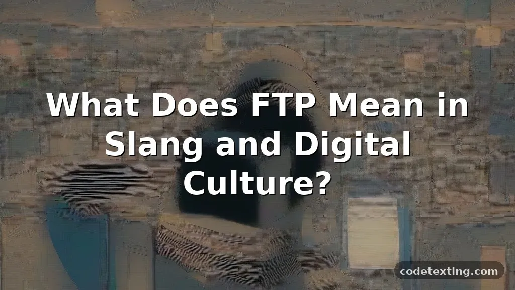 ftp meaning slang