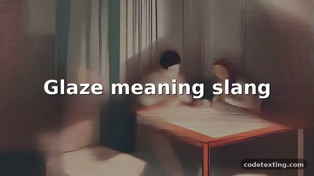 glaze meaning slang