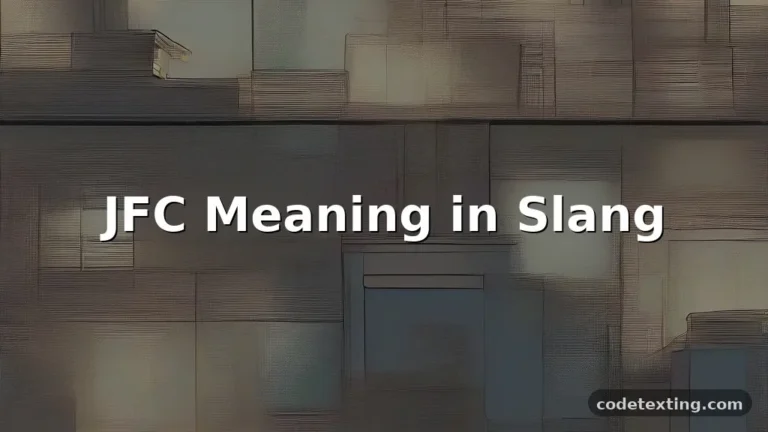jfc meaning slang