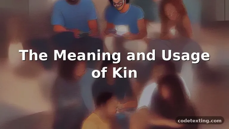 kin meaning slang