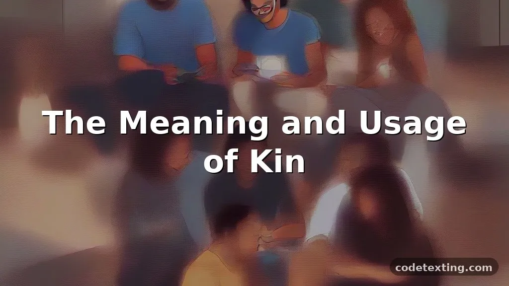 kin meaning slang