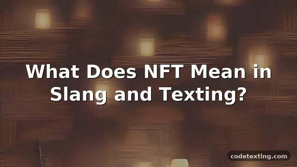 nft meaning slang