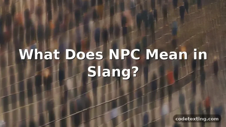 npc meaning slang