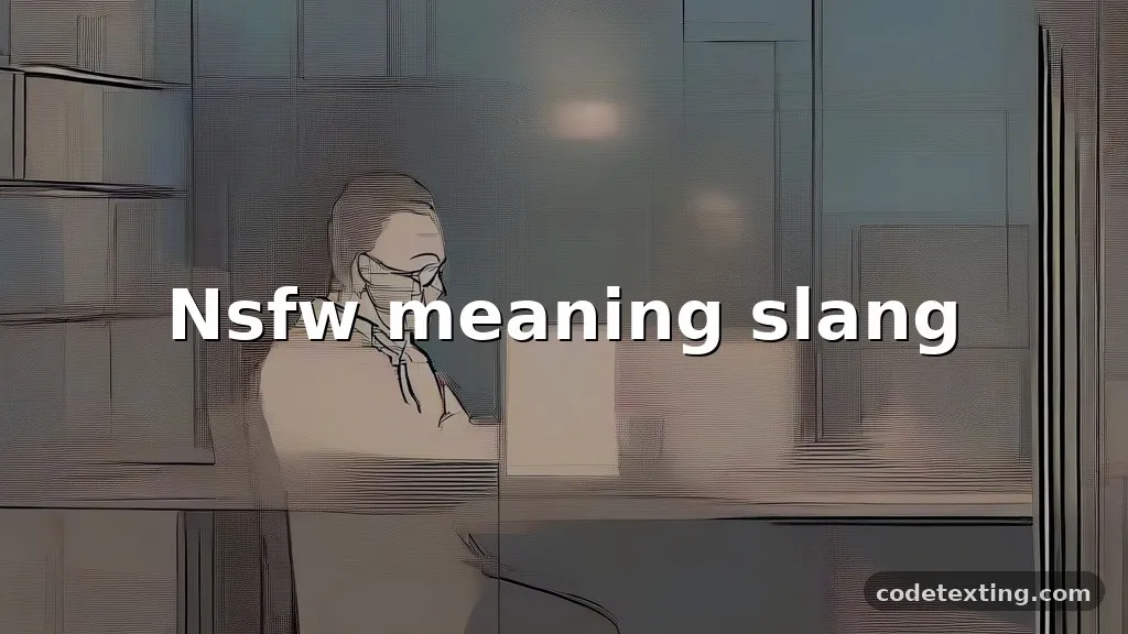 nsfw meaning slang