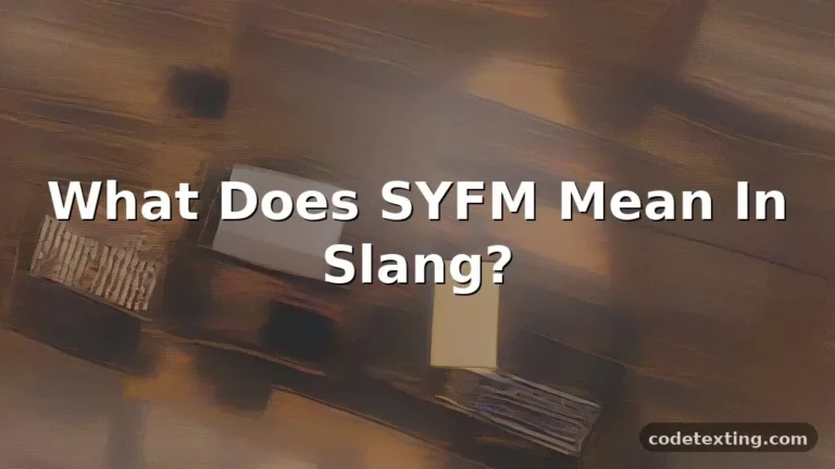 syfm meaning slang