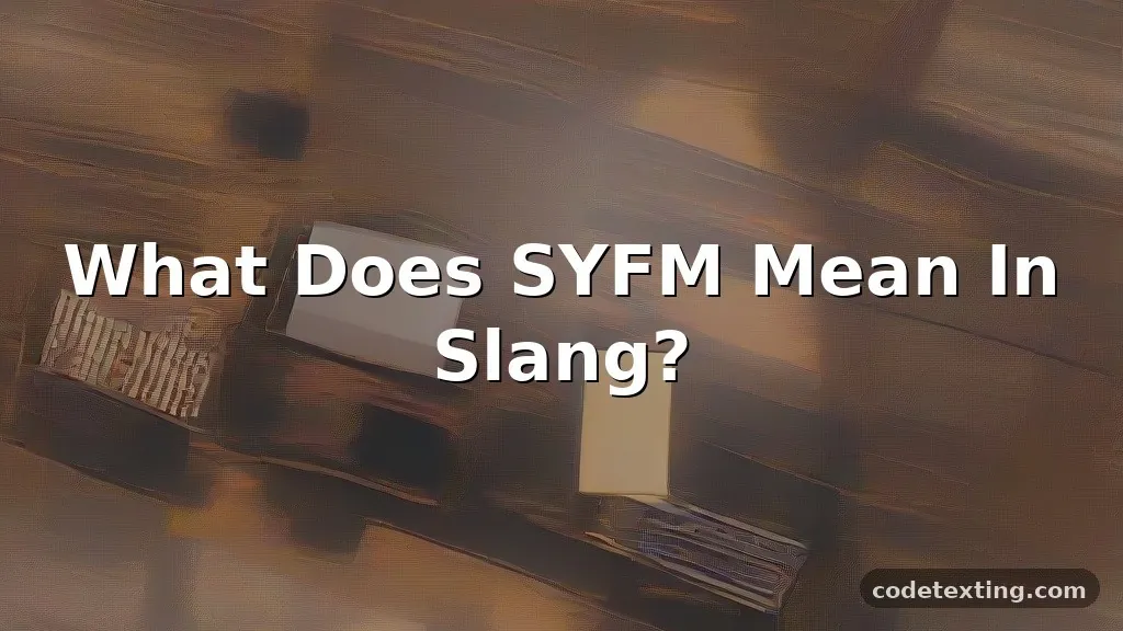 syfm meaning slang