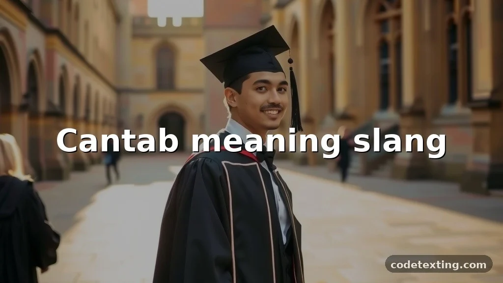 cantab meaning slang