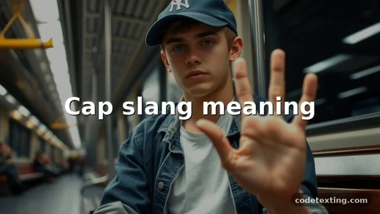 cap slang meaning