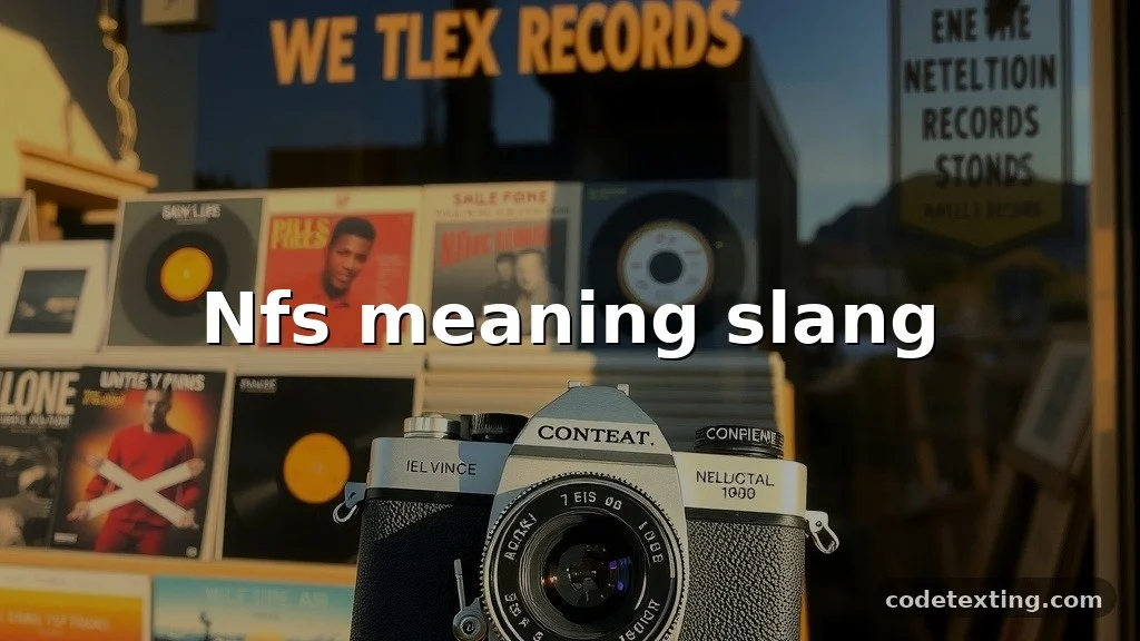 nfs meaning slang