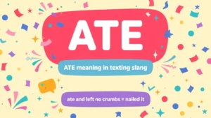 ate meaning in texting slang infographic