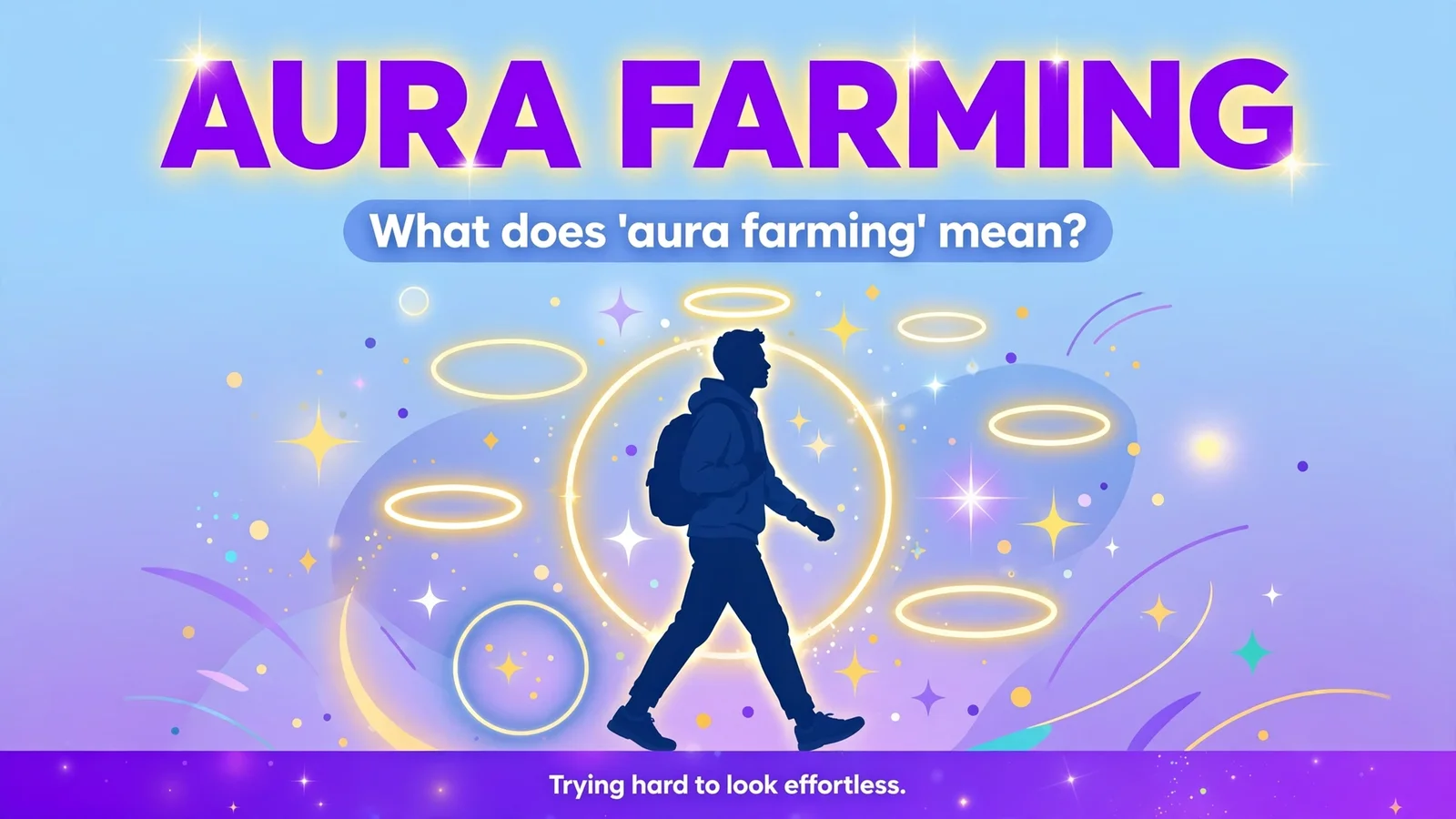 aura farming meaning in texting slang infographic