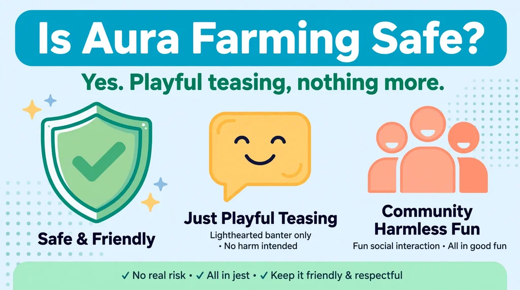is aura farming safe parents guide infographic