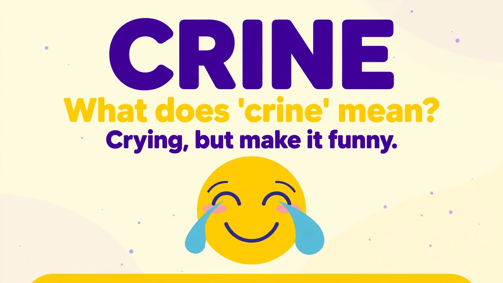 crine meaning in texting slang infographic