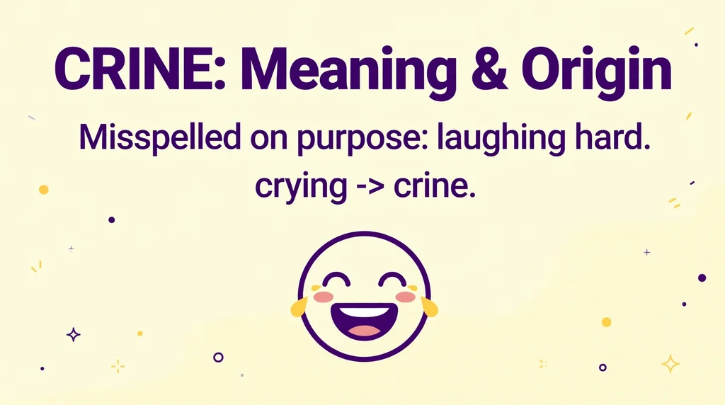 crine meaning and origin infographic