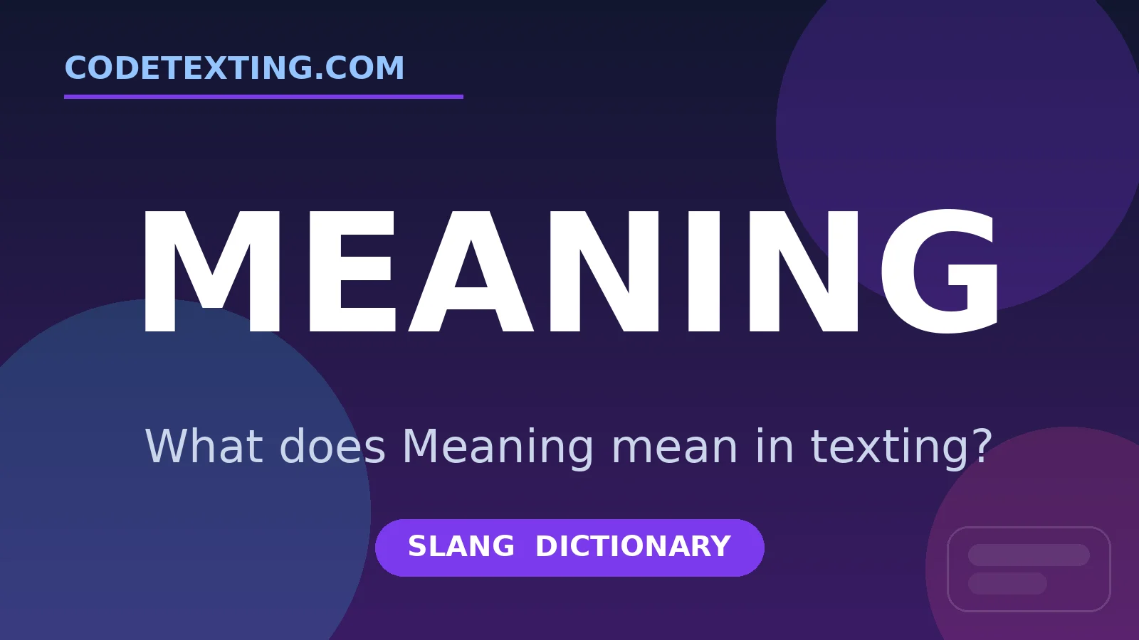 Texting slang meaning explained with examples